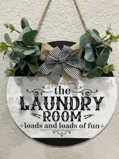 the laundry room sign